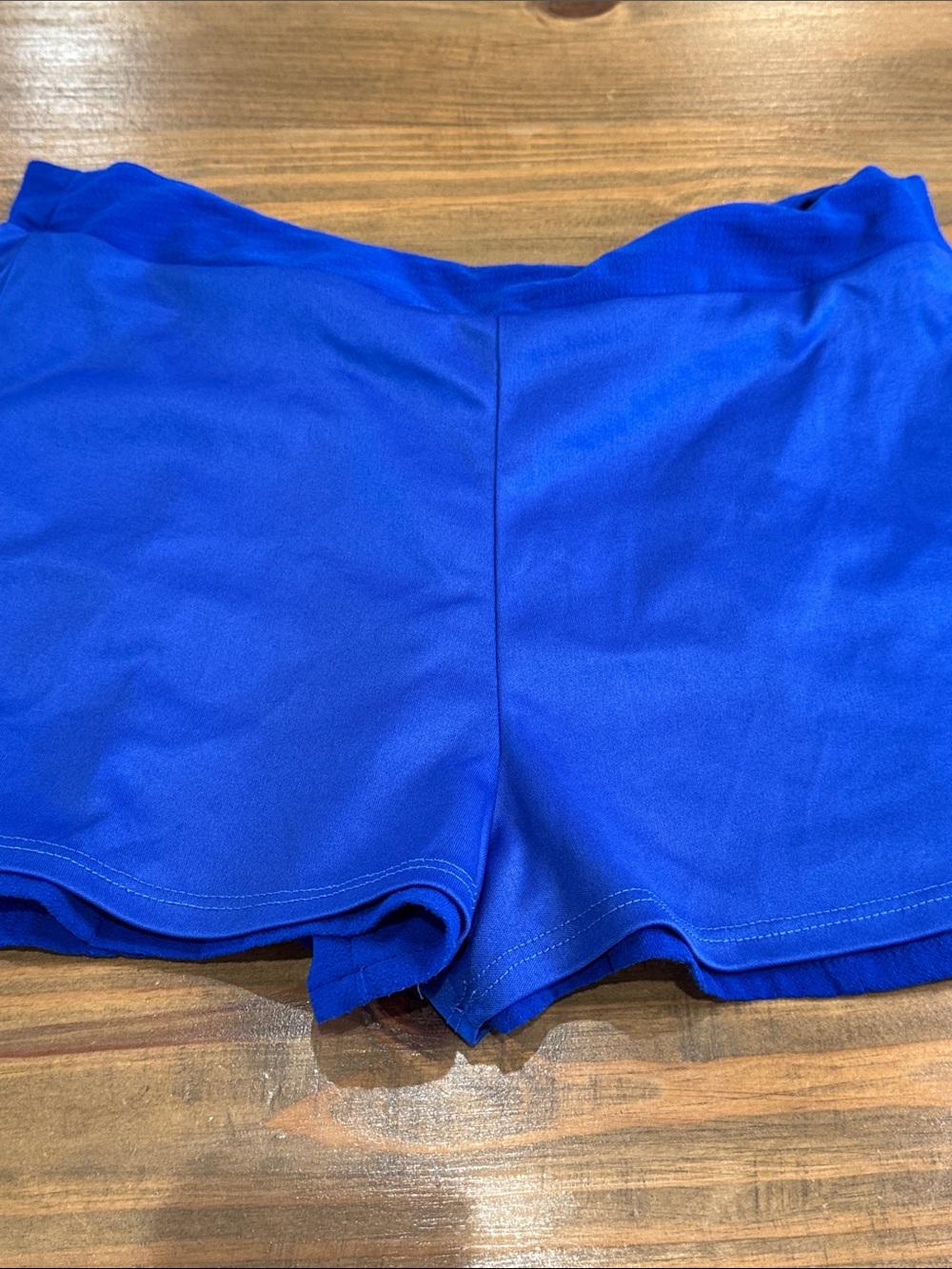 Cake Royal Blue High-Waist Lined Shorts - Picture 6 of 7